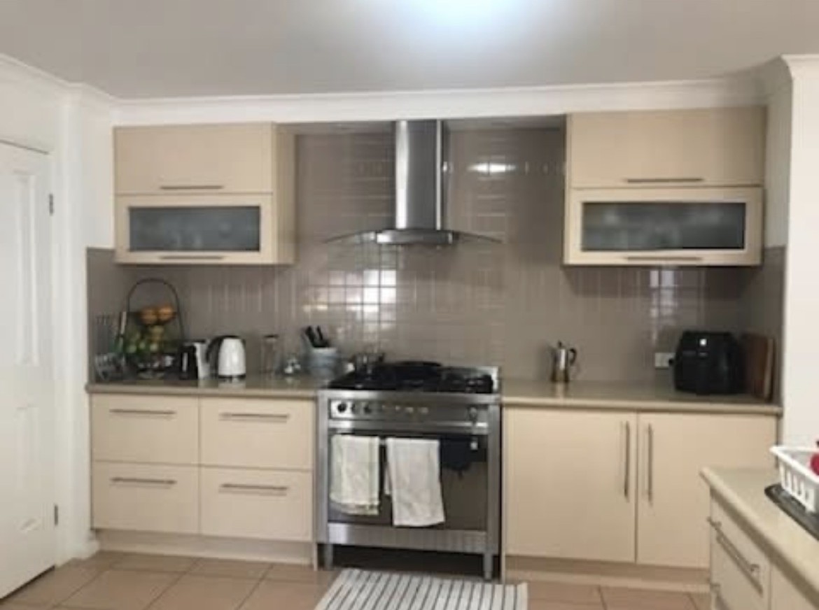 A cream kitchen before the refresh